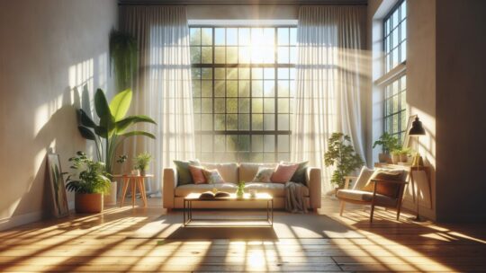 Deja que el sol entre en tu casa: estrategias para iluminar y calentar tu hogar